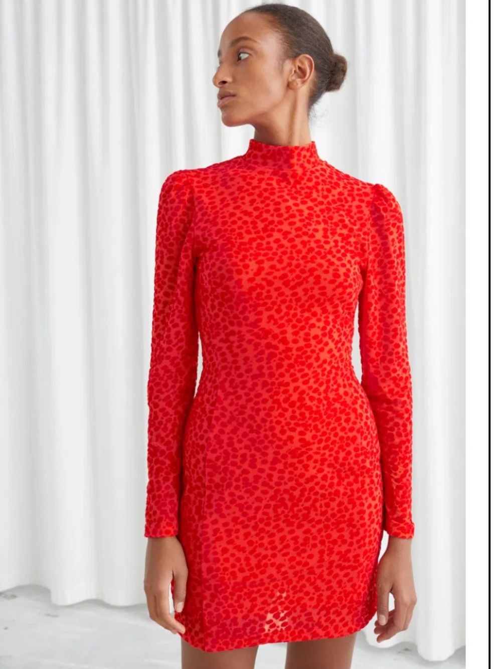 & Other Stories Leopard Mini Dress